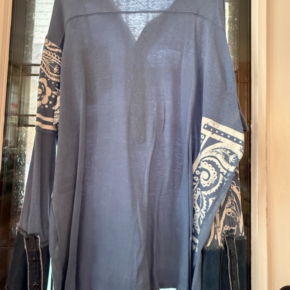 We The Free Light Blue Knit Top - Picture 8 of 11